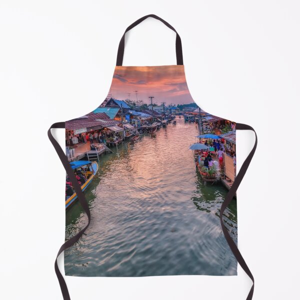 Item preview, Floating Market Sunset Thailand designed and sold by AJEvans.