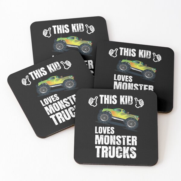 Item preview, This kid loves monster trucks designed and sold by Statim.