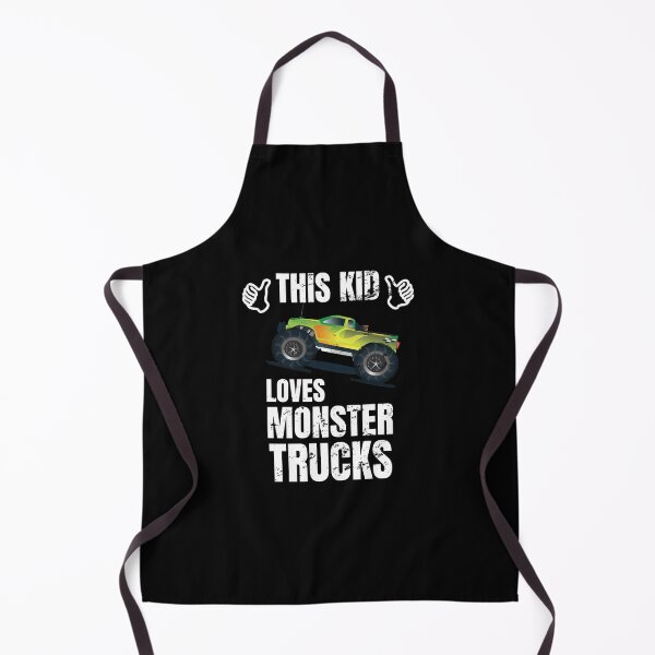 Item preview, This kid loves monster trucks designed and sold by Statim.