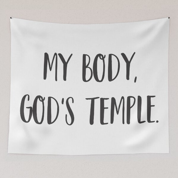 Item preview, My body, God's Temple designed and sold by alinerope.