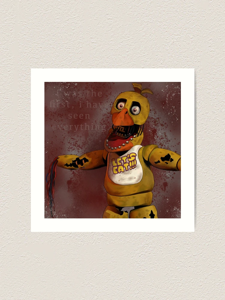 Five Nights At Freddy's Withered Chica Art Board Print for Sale by  HappyTreeX1