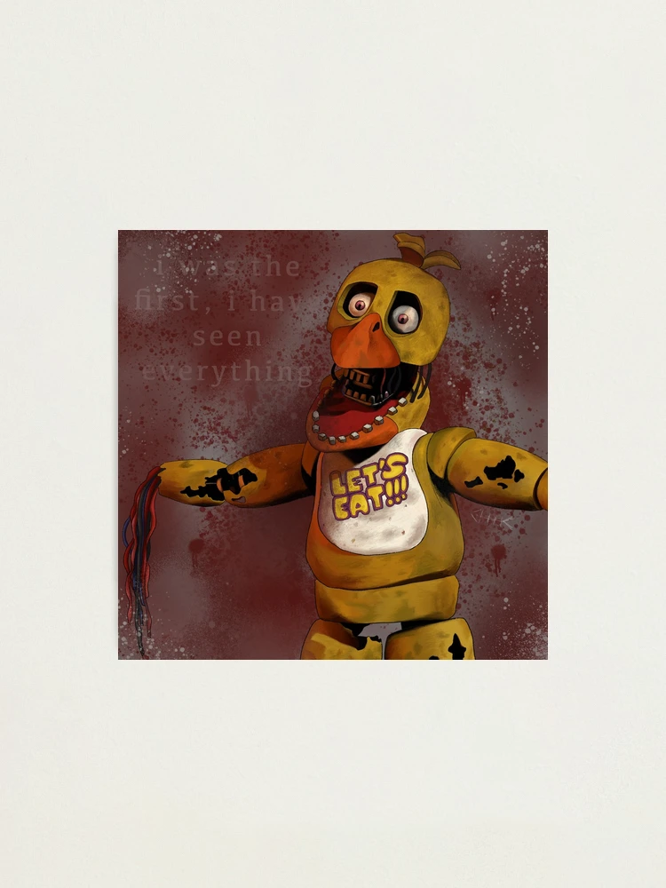 Withered chica artwork Canvas Print for Sale by OliviaDrawsss