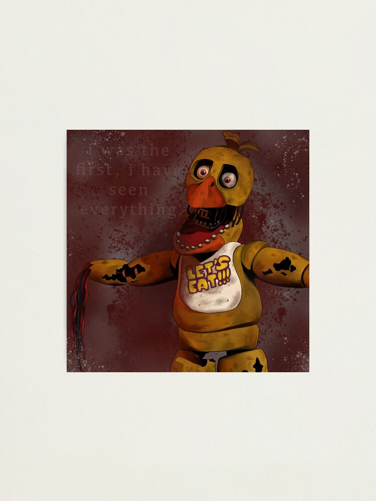 Withered chica artwork Art Print for Sale by OliviaDrawsss