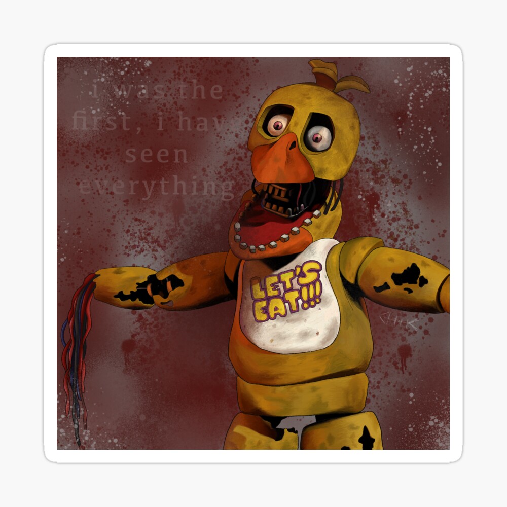 fnaf withered chica | Photographic Print