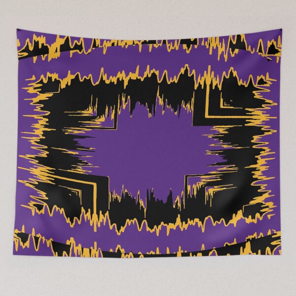 Item preview, Purple and Gold Abstract Design. designed and sold by SourDot.