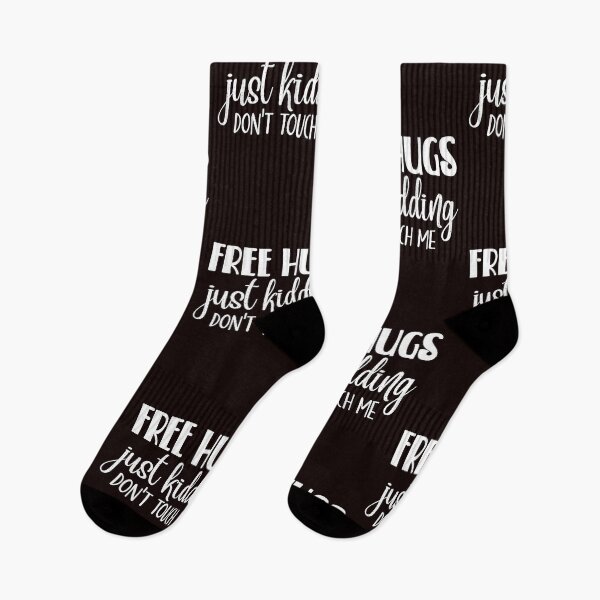 Item preview, Free Hugs, Just kidding, Dont Touch Me designed and sold by OnlyGoodVibesZ.