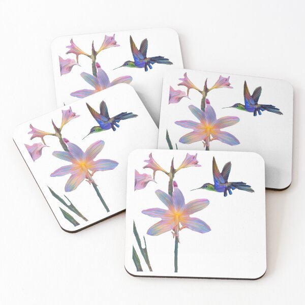 Item preview, Blue Hummingbird and Lily designed and sold by spinningvisions.