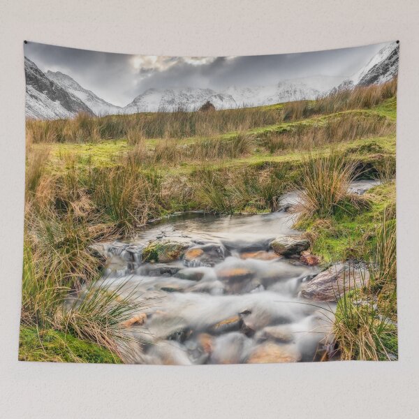 Item preview, Winter Storm Snowdonia Wales designed and sold by AJEvans.