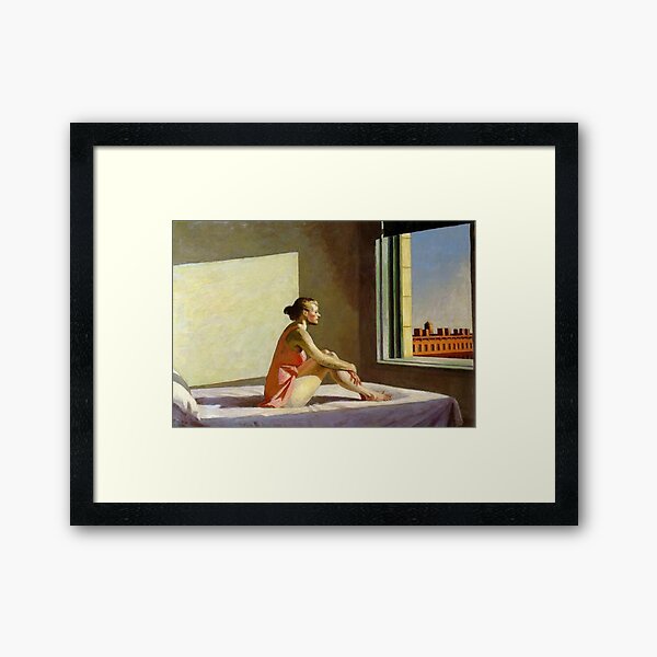 Morning Sun Edward Hopper Framed Art Print
