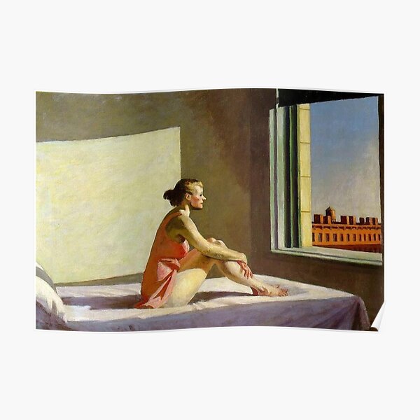 Soleil du matin Edward Hopper Poster
