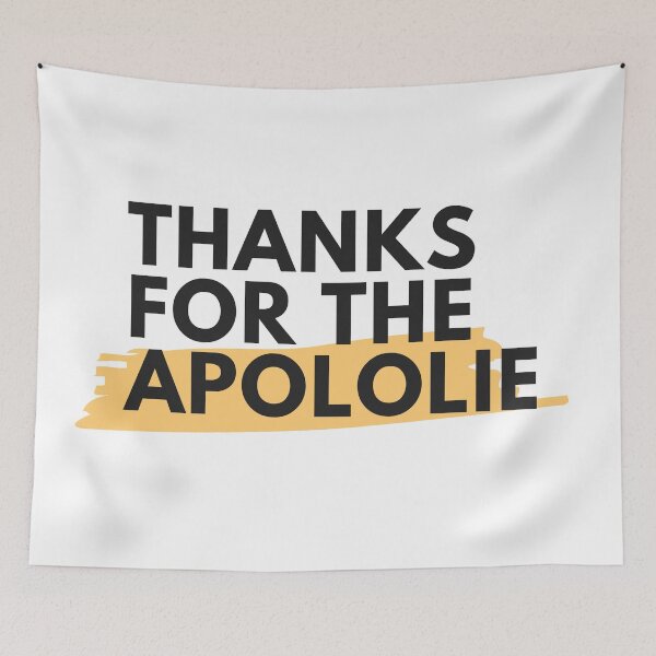 Item preview, ¡Gracias por la Apolo-mentira! designed and sold by sillyaprons.