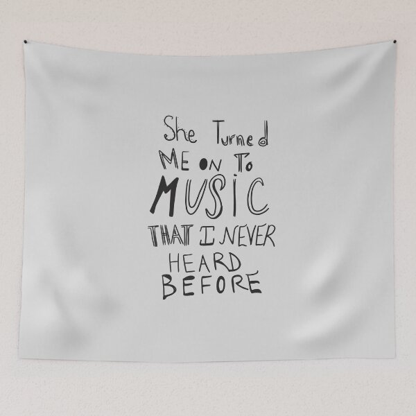 Item preview, she turned me on to music that i never heard before designed and sold by RaquelsRoom.