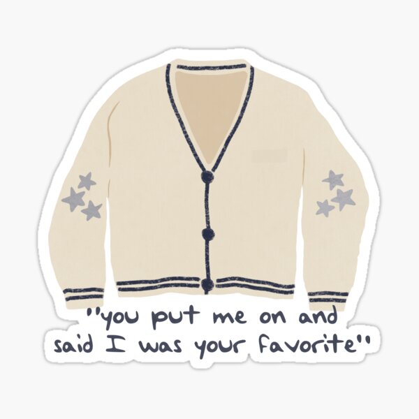 Cardigan By Swift Stickers | Redbubble