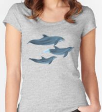 The Clearwater Dolphins Women's Fitted Scoop T-Shirt