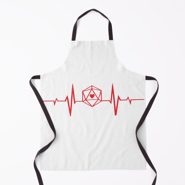 Item preview, Heartbeat EKG D&D Dice - Dungeons Dragons designed and sold by molamode.