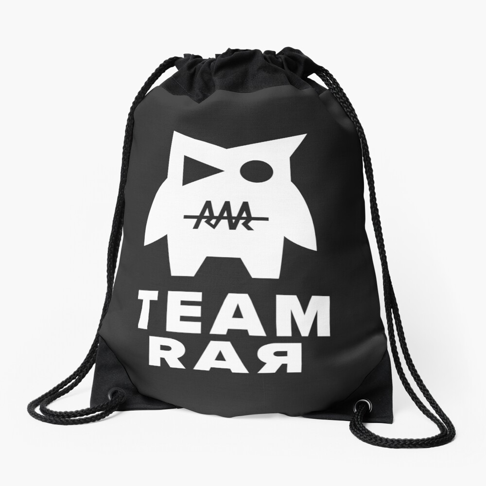 Carter Sharer Team Rar v0 Monster Drawstring Bag