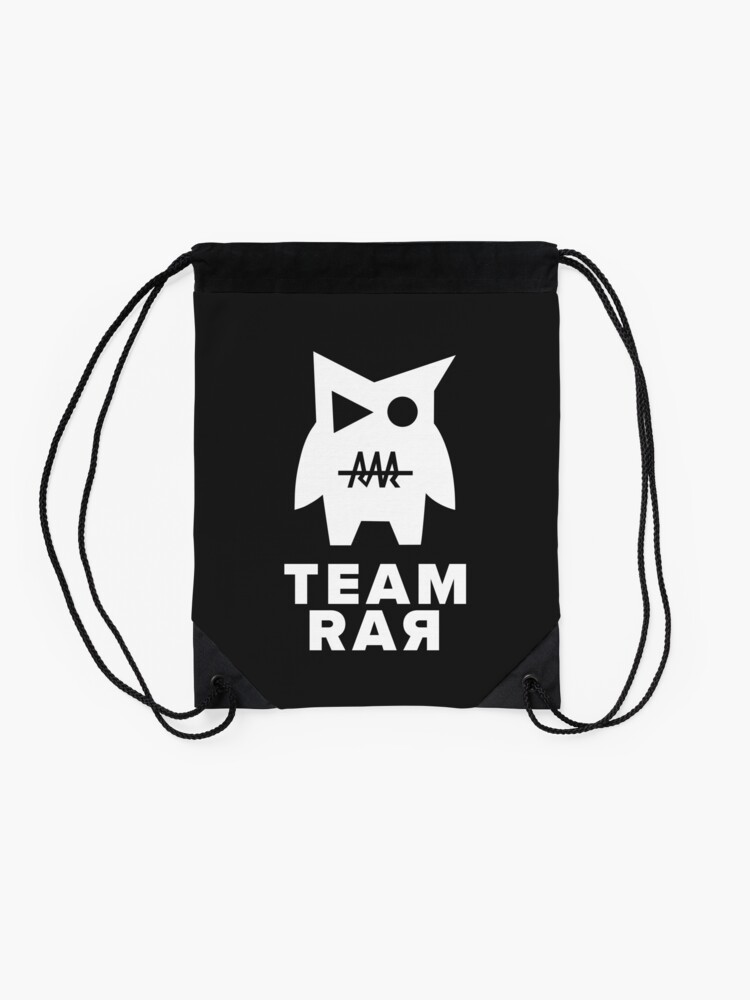 Alternate view of Carter Sharer Team Rar v0 Monster Drawstring Bag