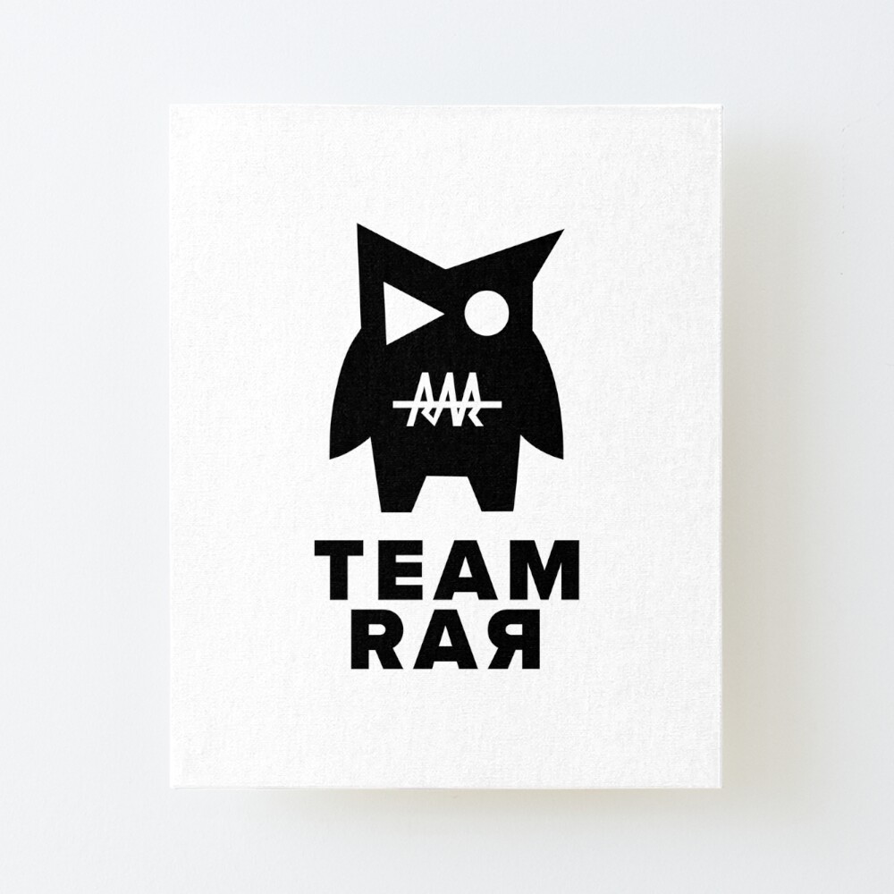 Carter Sharer Team Rar V0 Monster Mounted Print By Stinkpad Redbubble