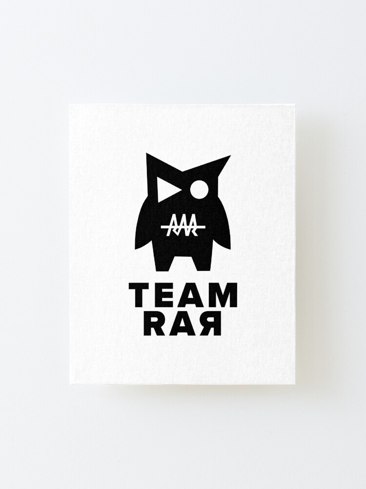 Carter Sharer Team Rar V0 Monster Mounted Print By Stinkpad Redbubble