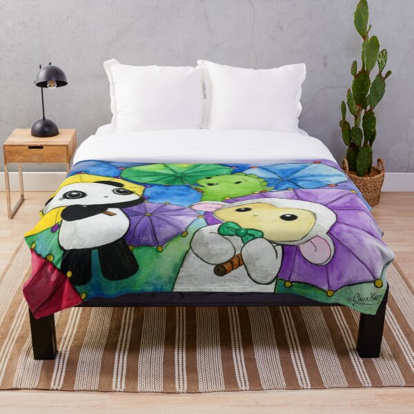 Item preview, Dino & Panda Watercolour Paintings: Colourful Parasols designed and sold by Dino & Panda Studios.