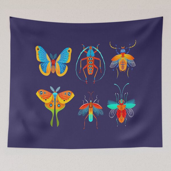 Item preview, A group of colorful insects shirt designed and sold by DiamondStore1.