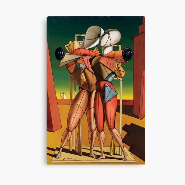 ETTORE e ANDROMACA GIORGIO DE CHIRICO Canvas Print