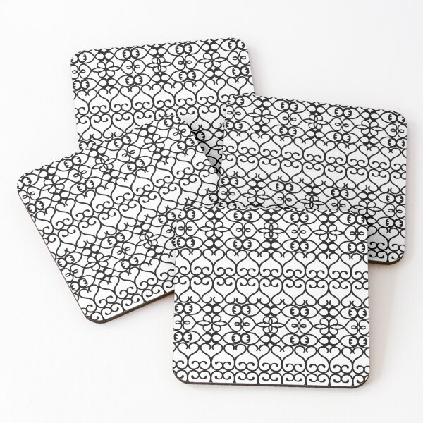 Item preview, Black and White Scrollwork pattern designed and sold by MaijaR.