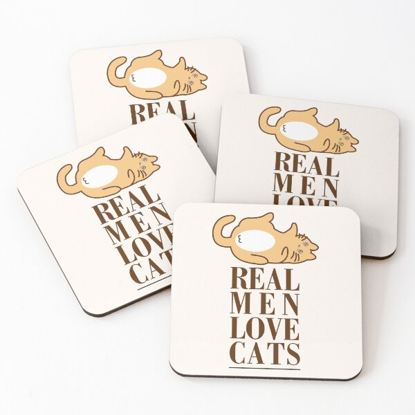 Item preview, Real Men Love Cats | Funny designed and sold by designdroplet.