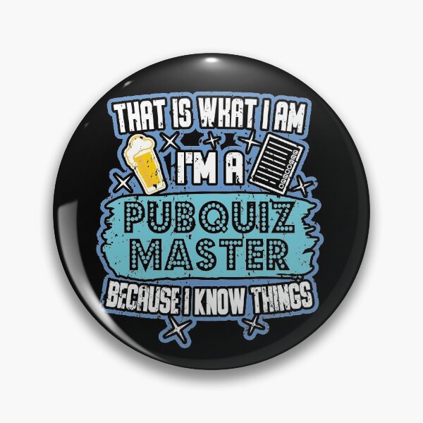 Item preview, Pub Quiz Pubquiz Master Know Things designed and sold by getgr4phicz.