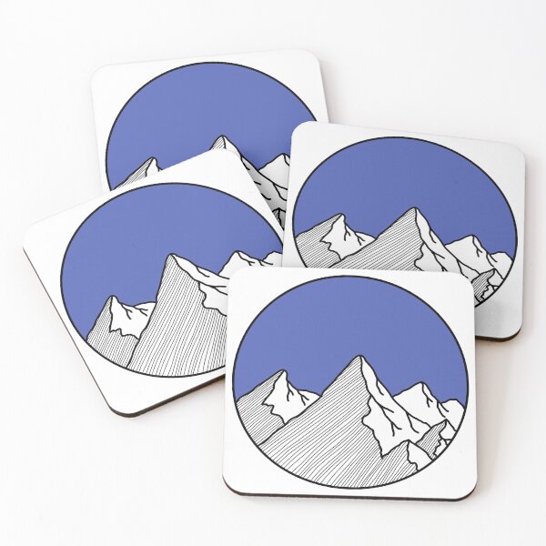 Item preview, Purple Mountains designed and sold by InkAboutItCo.