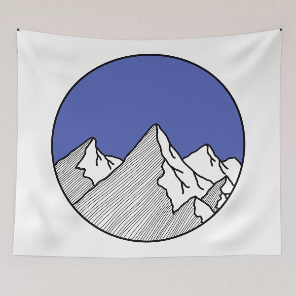 Item preview, Purple Mountains designed and sold by InkAboutItCo.