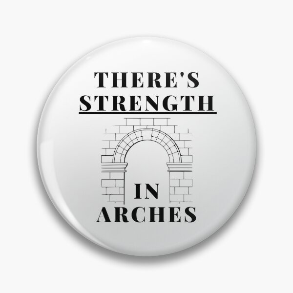 Item preview, There's Strength in arches funny tv parody designed and sold by RKSDesigns.