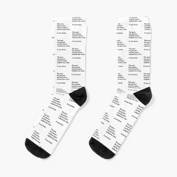 Item preview, The Past, The Present and The Future Walked into a Bar - English Grammar Joke designed and sold by heyitsclara.