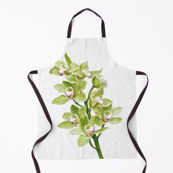 Item preview, green Cymbidium orchid flower floral designed and sold by wasootch.