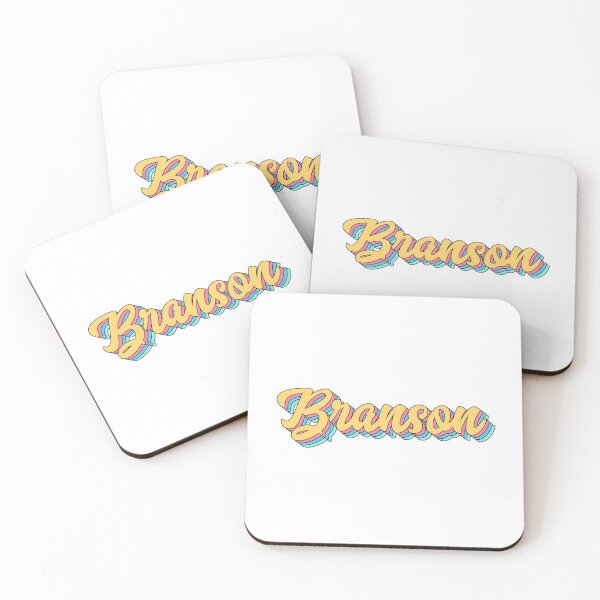 Item preview, Branson Retro Yellow Script designed and sold by modeoftravel.
