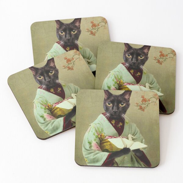 Item preview, Mouchan - Black Cat Portrait designed and sold by thelonelypixel.