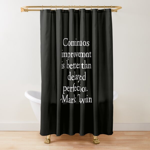 Rideau De Douche Citation De Mark Twain L Age Est Un Probleme D Esprit Sur La Matiere Par Stoamart Redbubble