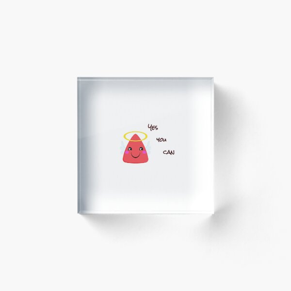 yes you can Acrylic Block