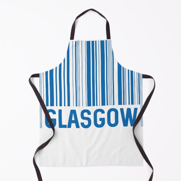 Item preview, Glasgow Bar Code Design (Scottish Saltire Blue) designed and sold by MacPean.