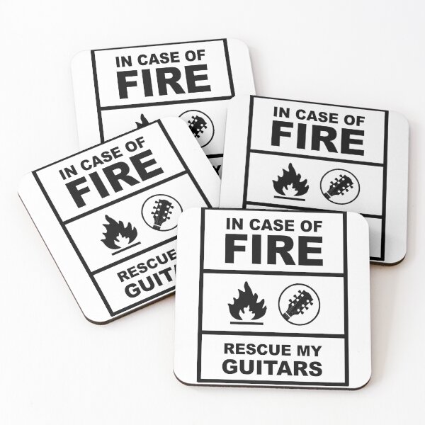 Item preview, IN CASE OF FIRE RESCUE MY GUITARS designed and sold by theG.