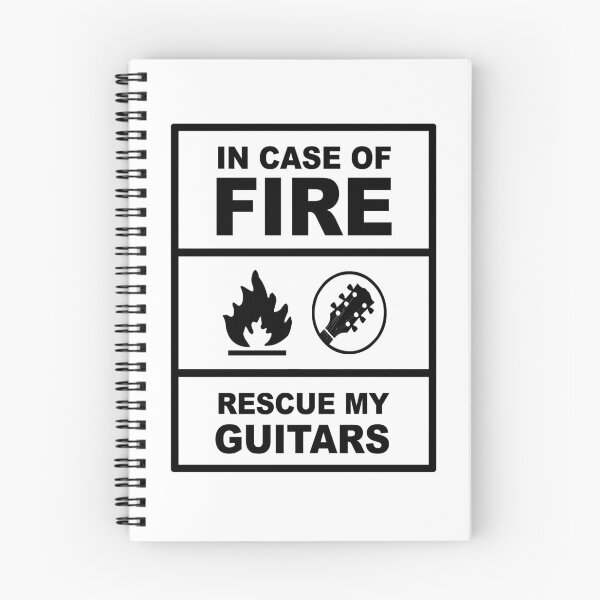 Item preview, IN CASE OF FIRE RESCUE MY GUITARS designed and sold by theG.
