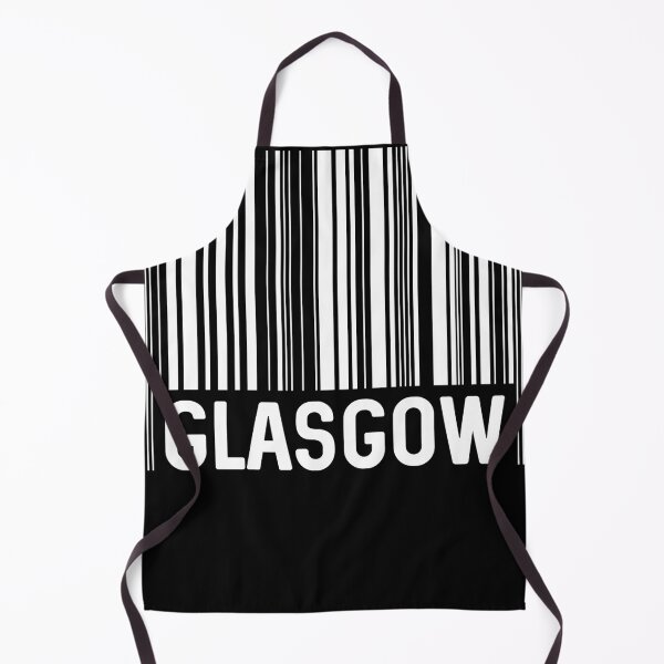Item preview, Glasgow Bar Code Design (White) designed and sold by MacPean.