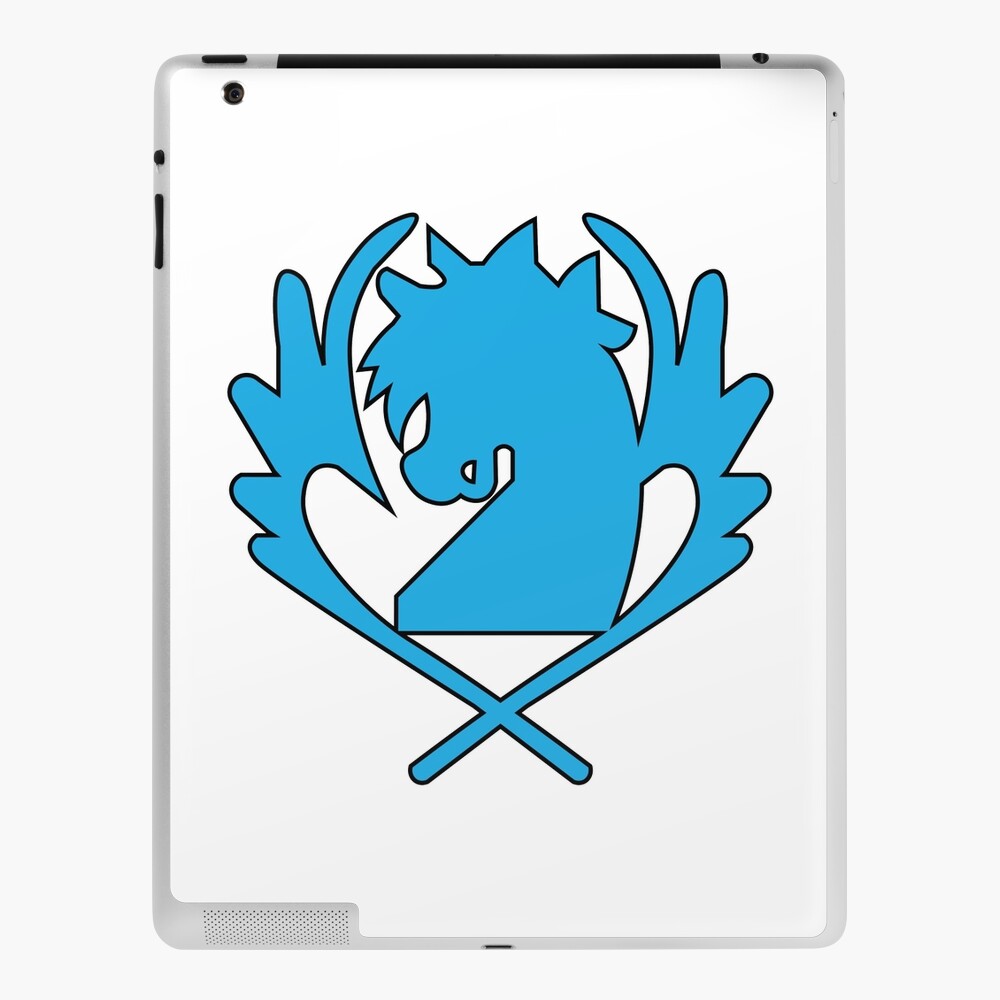 Blue Pegasus Fairy Tail Logo Handmade Ipad Case Skin By Gaalaxyz Redbubble