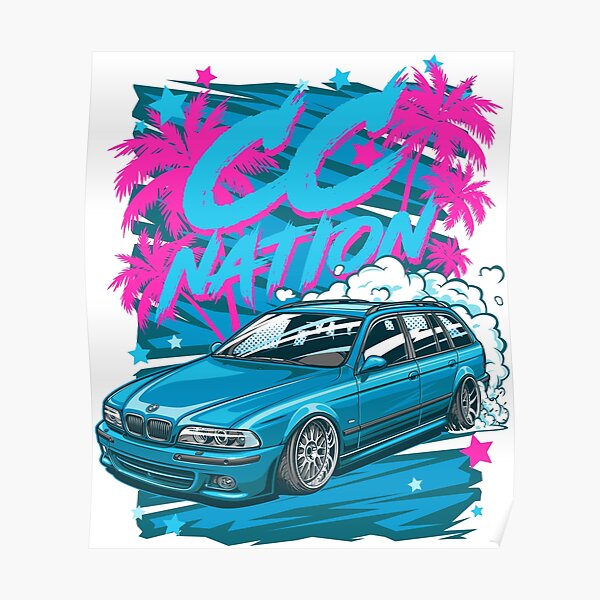 CC Nation E39 M5 Touring Poster