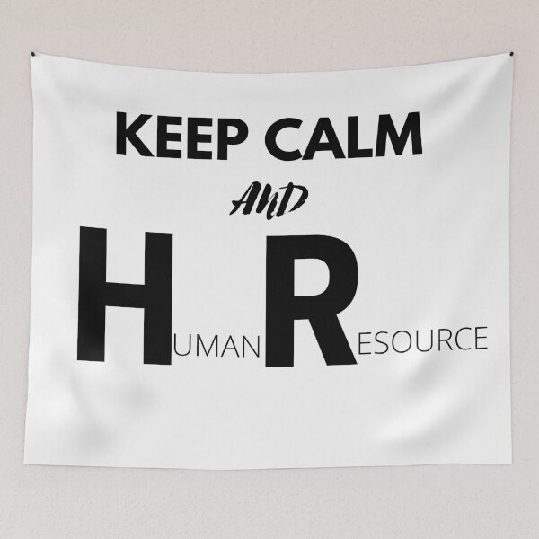 Item preview, Keep Calm And HR human resource funny calm relax soothe calm design designed and sold by AnujShah7.