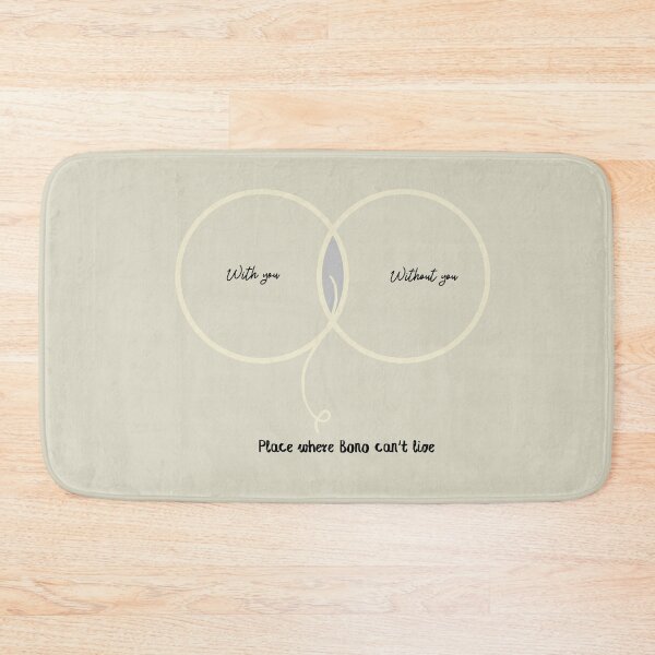 Item preview, u2, with or without you venn diagram designed and sold by Junsu Lim.