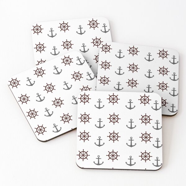 Item preview, Ship Wheel and Anchor Pattern designed and sold by BarrowmanAngel.