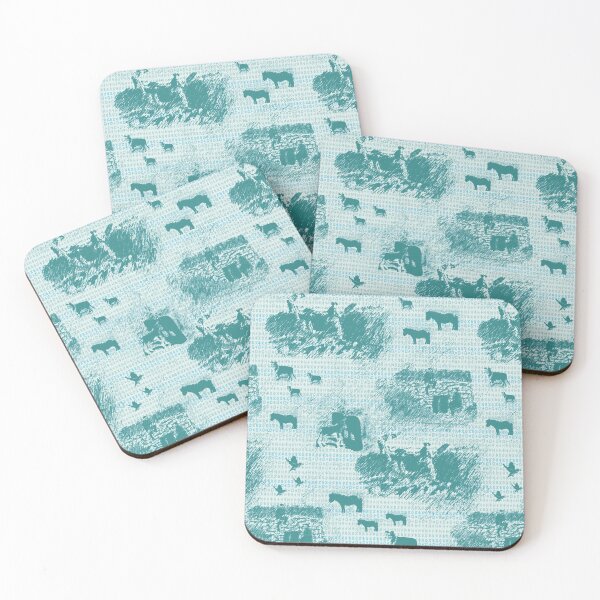 Item preview, Gaddering Da Peats - Turquoise designed and sold by Juliewdesigns.