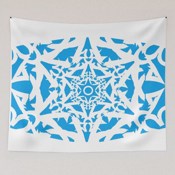 Item preview, Carolina Blue White Abstract Design. designed and sold by SourDot.