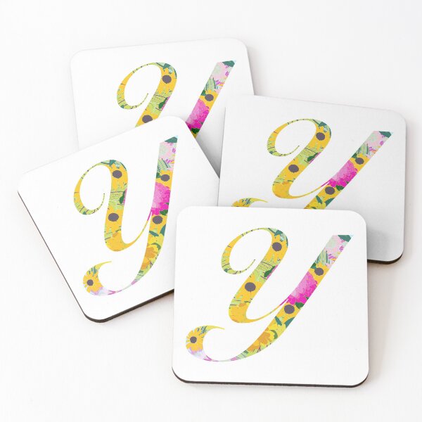 Item preview, Monogram Floral Cursive Letter Y designed and sold by sporadicdoodlin.